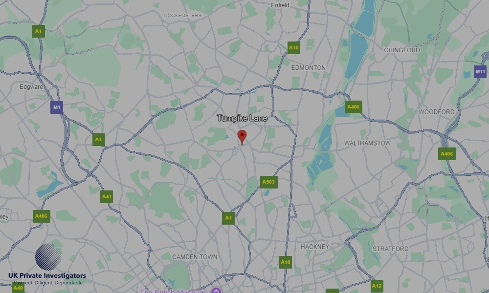 UK Private Investigators - Areas our detectives operate in Turnpike Lane