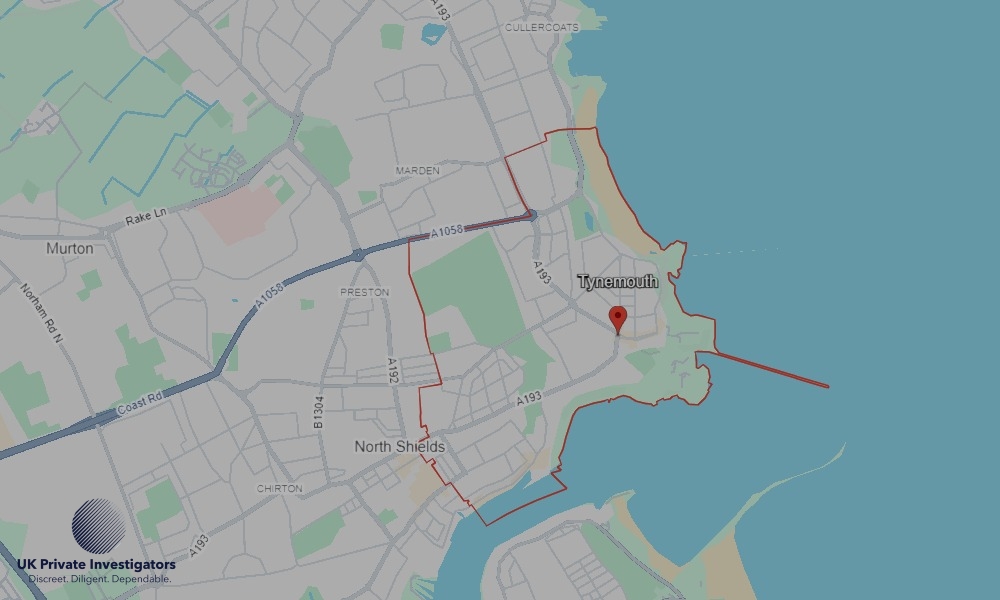UK Private Investigators - Areas our detectives operate in LoTynemouthndon