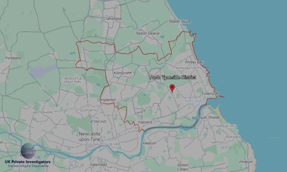 UK Private Investigators - Areas our detectives operate in Tyneside