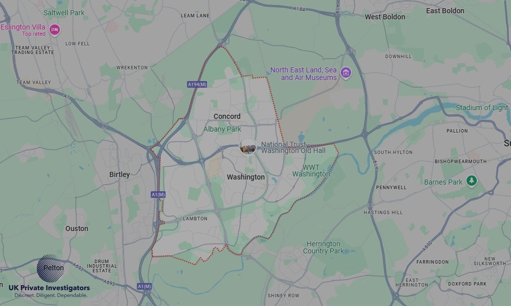 UK Private Investigators - Areas our detectives operate in LoWashingtonndon