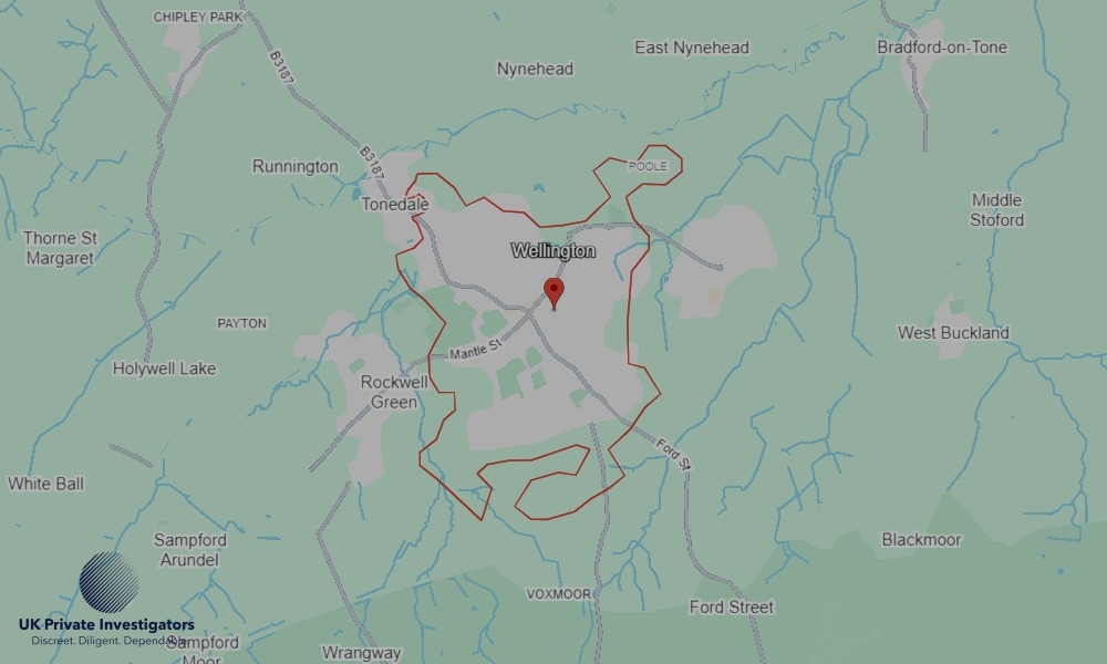 UK Private Investigators - Areas our detectives operate in Wellington
