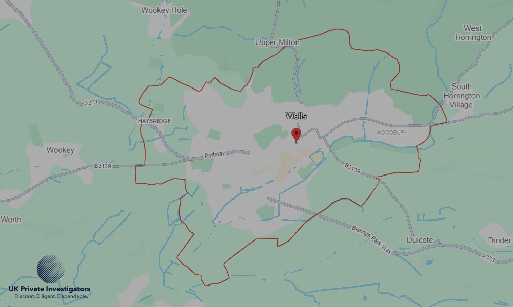 UK Private Investigators - Areas our detectives operate in Wells