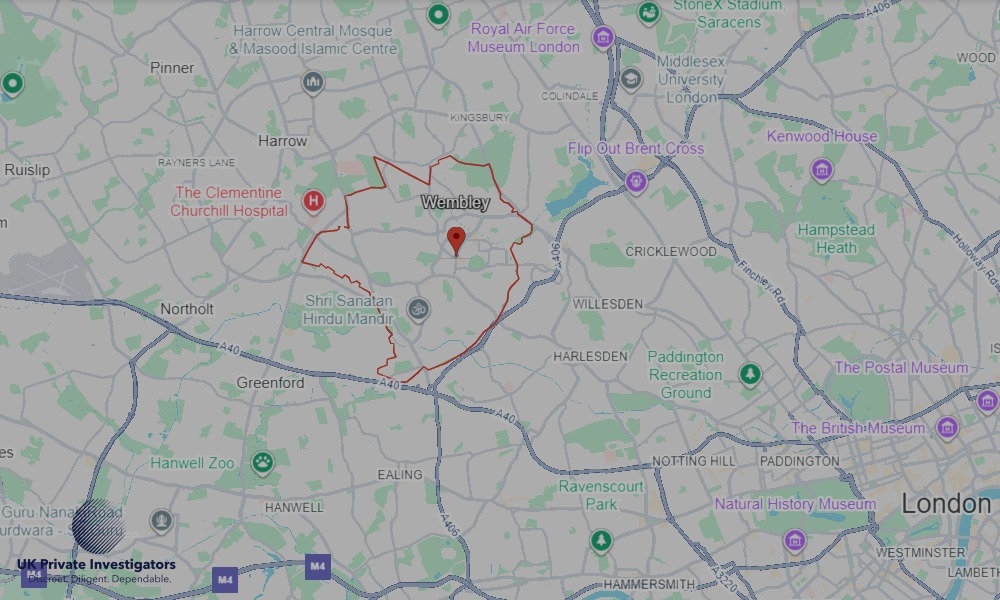 UK Private Investigators - Areas our detectives operate in Wembley