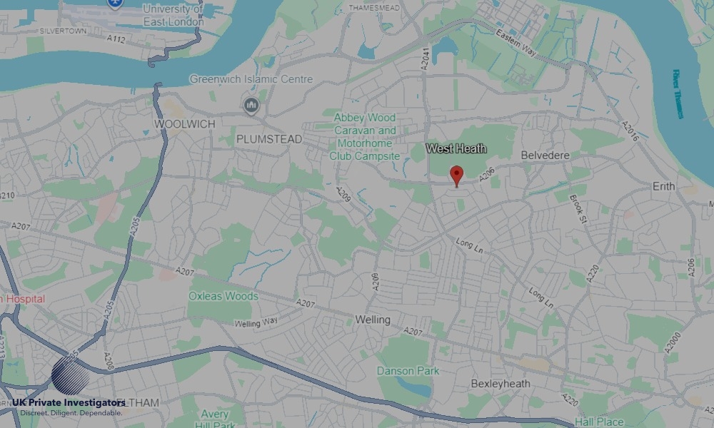 UK Private Investigators - Areas our detectives operate in West Heath
