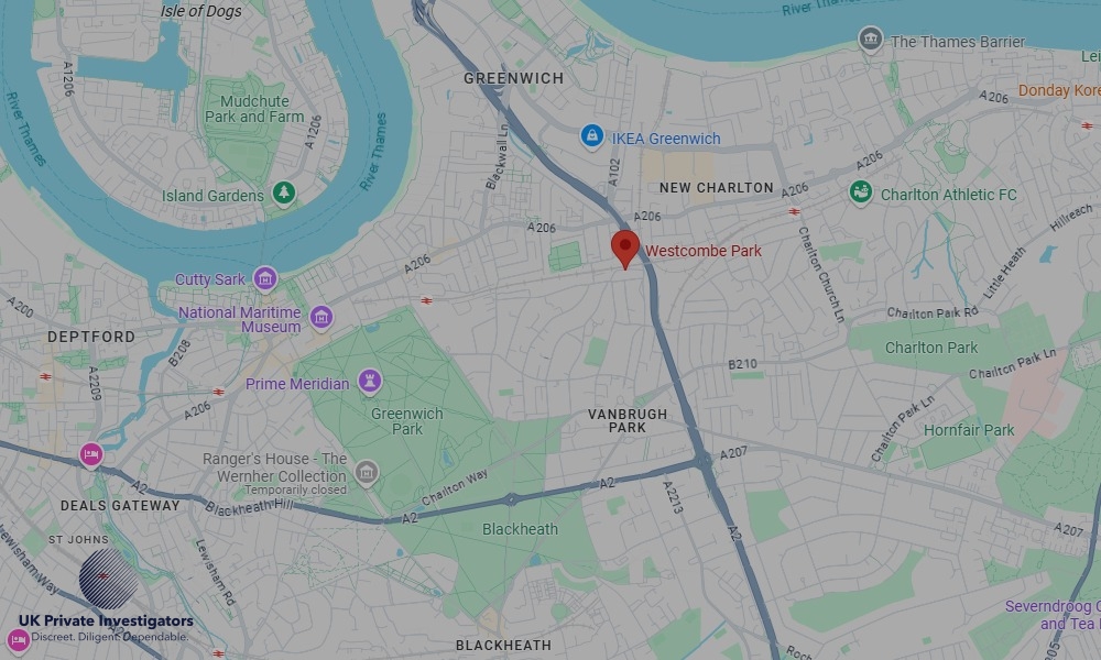 UK Private Investigators - Areas our detectives operate in Westcombe Park