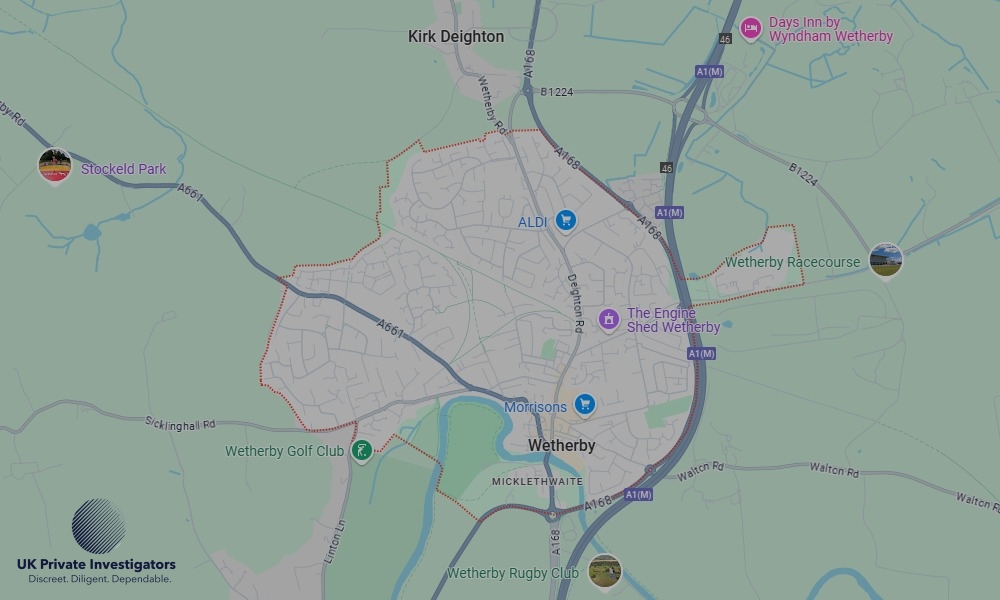 UK Private Investigators - Areas our detectives operate in Wetherby