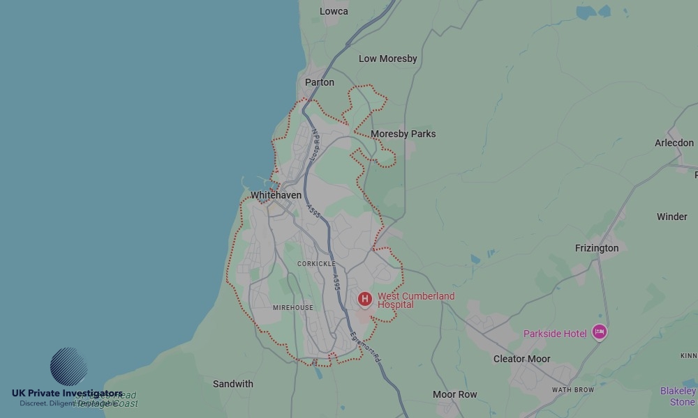UK Private Investigators - Areas our detectives operate in Whitehaven