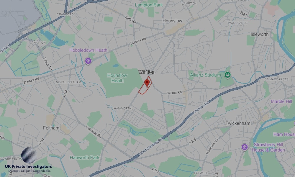 UK Private Investigators - Areas our detectives operate in Whitton