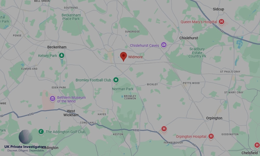 UK Private Investigators - Areas our detectives operate in Widmore