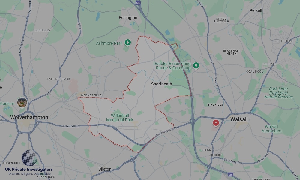UK Private Investigators - Areas our detectives operate in LoWillenhallndon