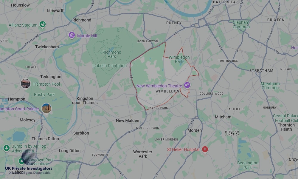 UK Private Investigators - Areas our detectives operate in Wimbledon