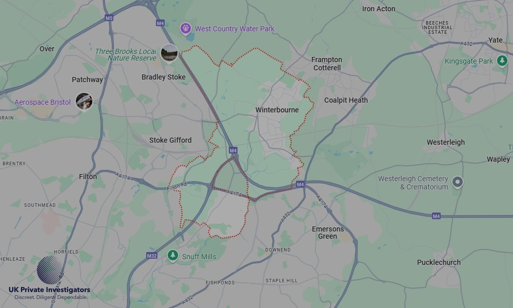 UK Private Investigators - Areas our detectives operate in Winterbourne