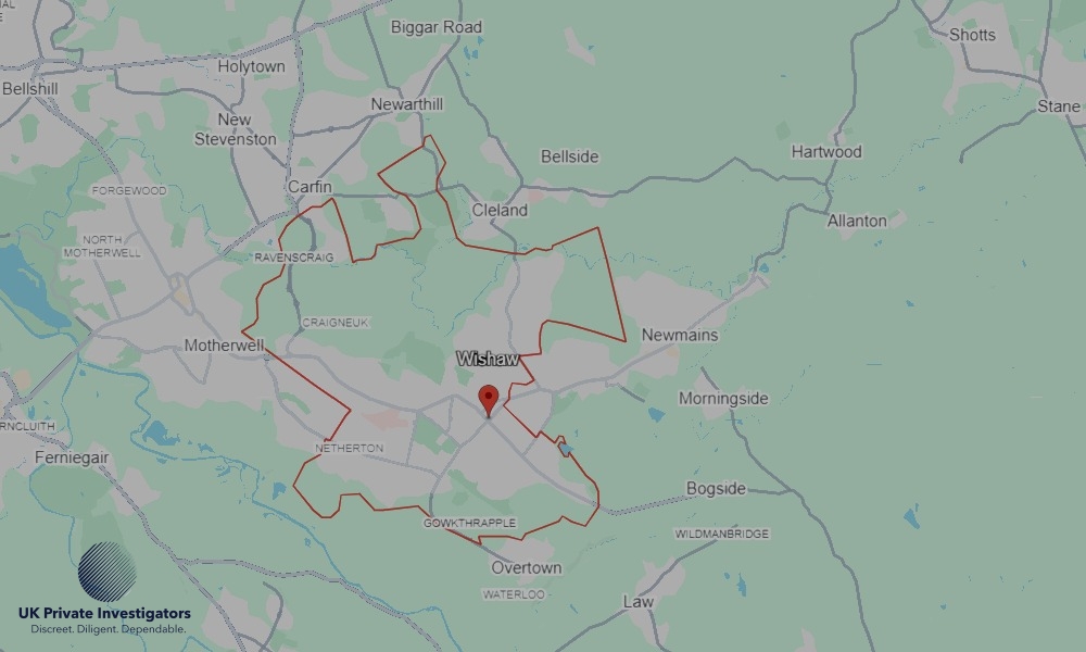 UK Private Investigators - Areas our detectives operate in Wishaw