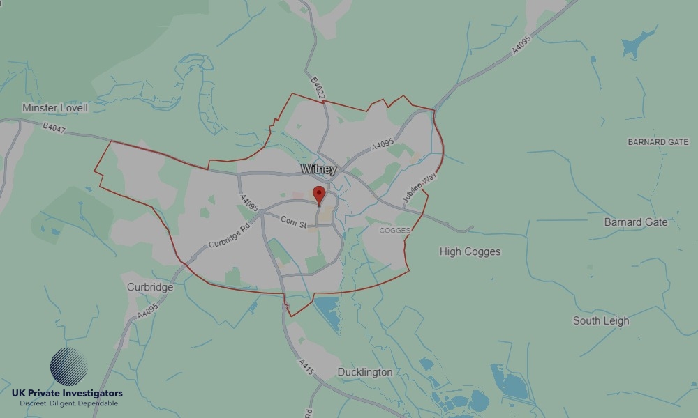 UK Private Investigators - Areas our detectives operate in Witney