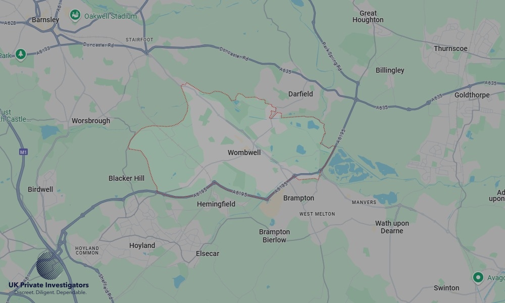 UK Private Investigators - Areas our detectives operate in Wombwell