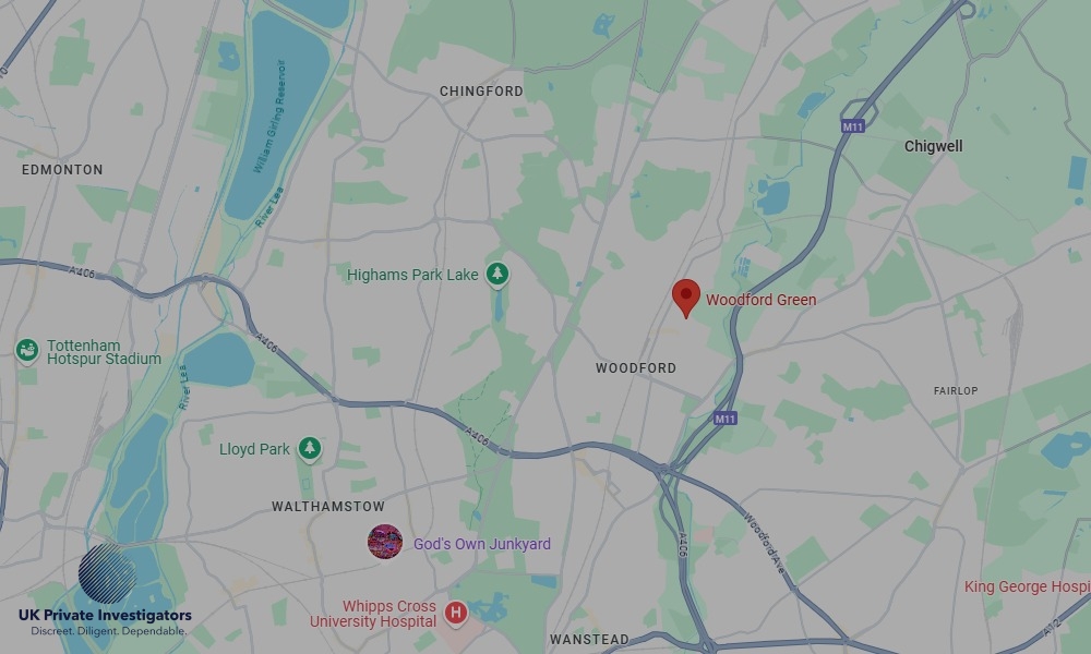 UK Private Investigators - Areas our detectives operate in Woodford Green