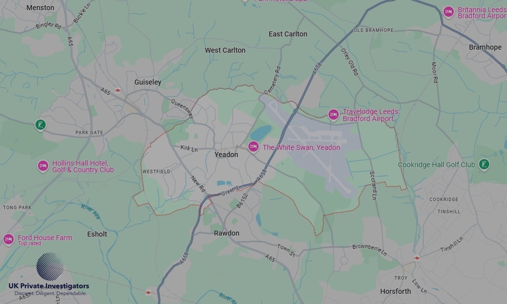 UK Private Investigators - Areas our detectives operate in Yeadon