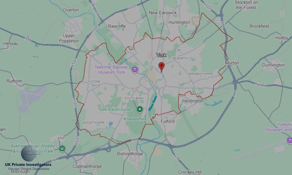 UK Private Investigators - Areas our detectives operate in LoYorkndon