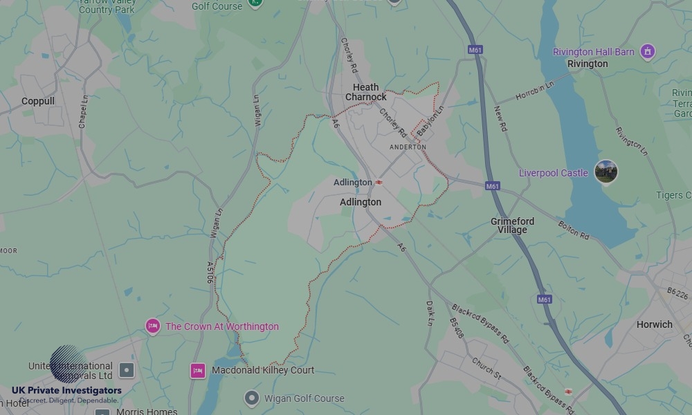 Areas in Adlington where we serve legal documents 24/7
