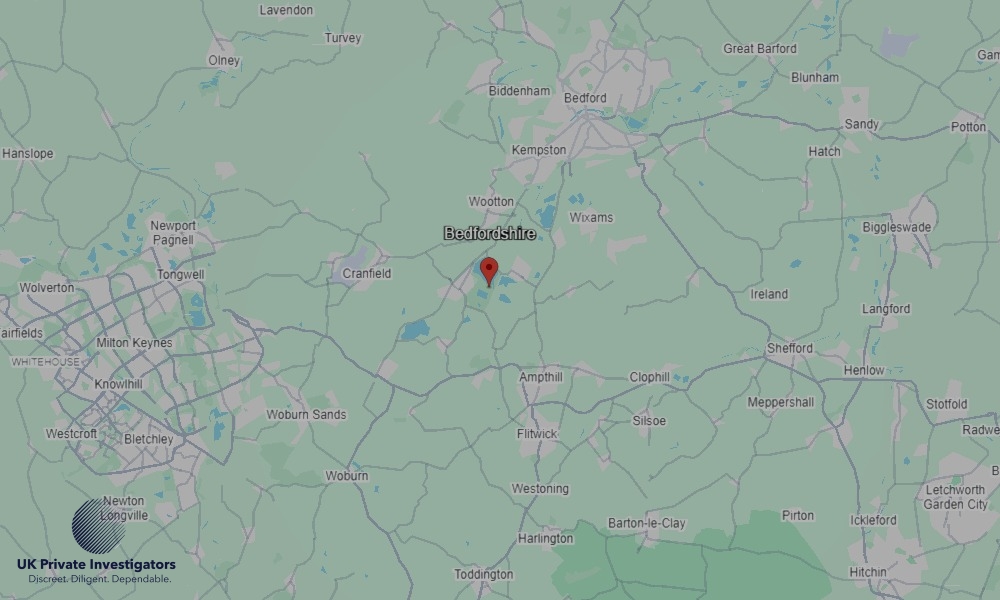 Areas in Bedfordshire where we serve legal documents 24/7