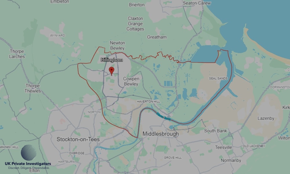 Areas in Billingham where we serve legal documents 24/7