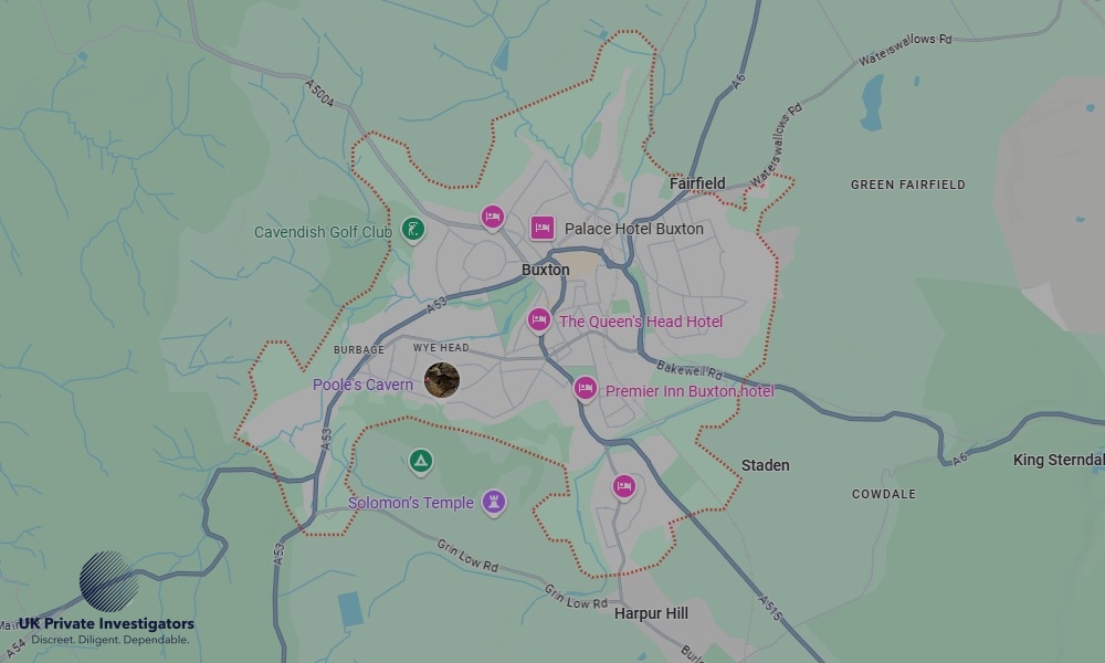 Areas in Buxton where we serve legal documents 24/7