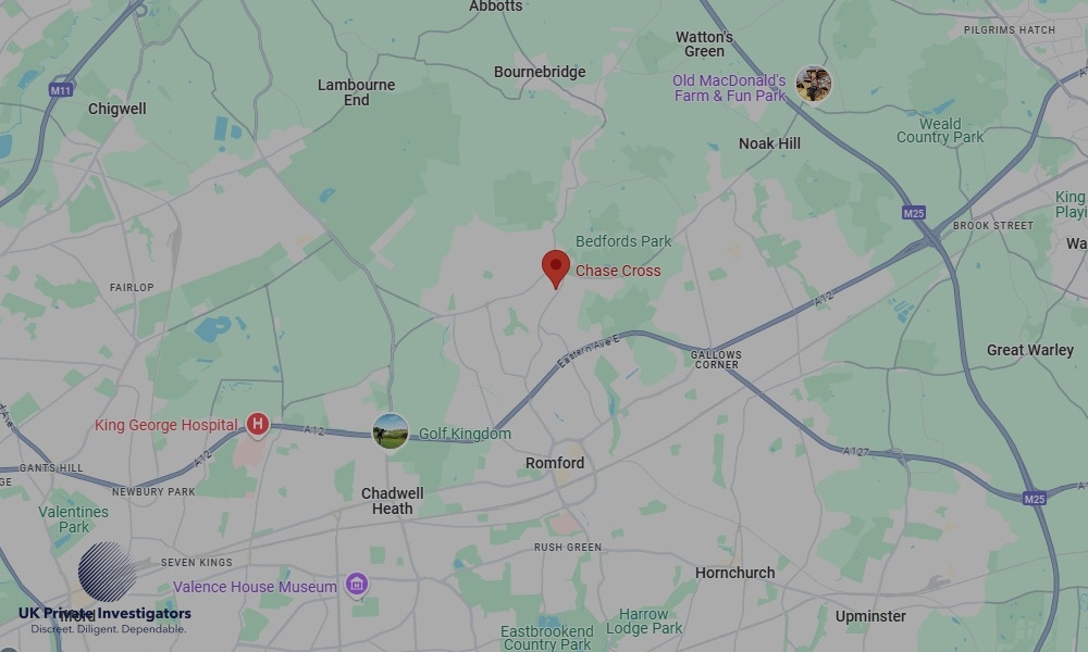 Areas in Chase Cross where we serve legal documents 24/7