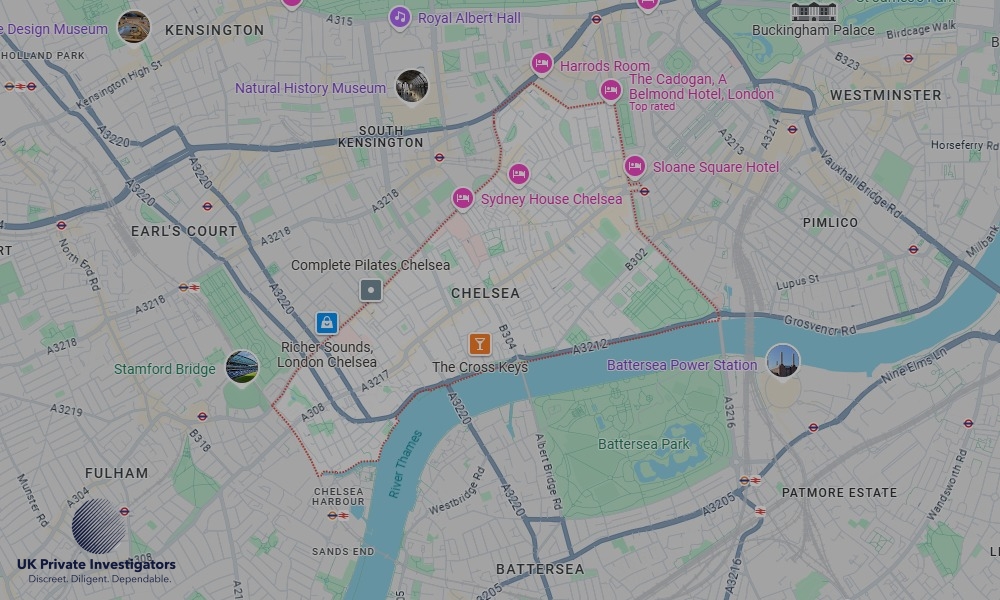 Areas in Chelsea where we serve legal documents 24/7