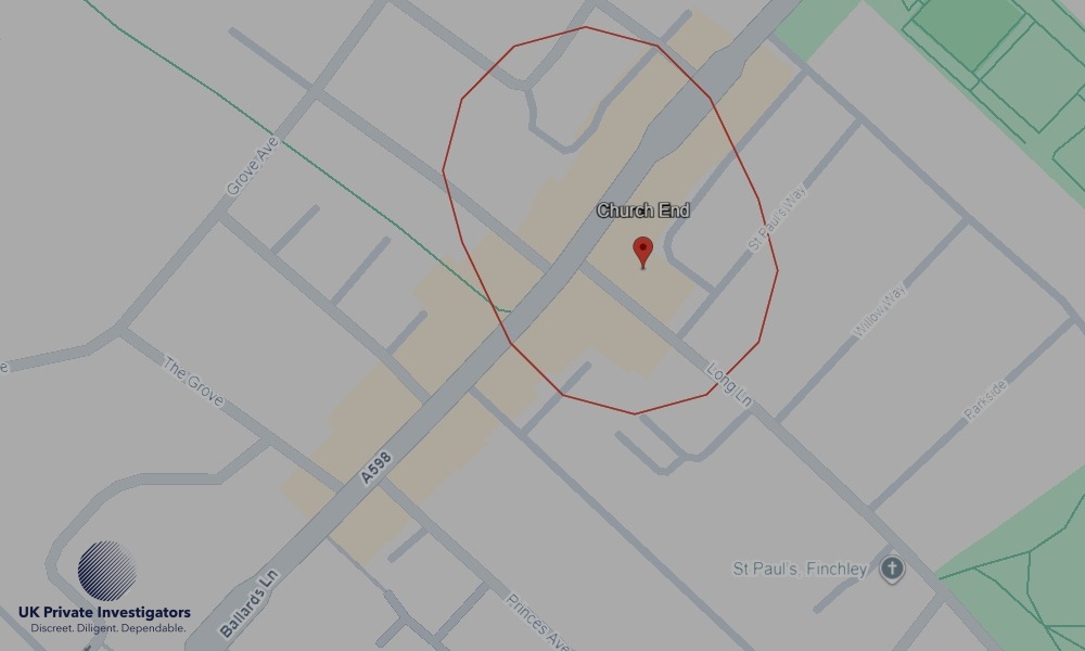 Areas in Church End where we serve legal documents 24/7