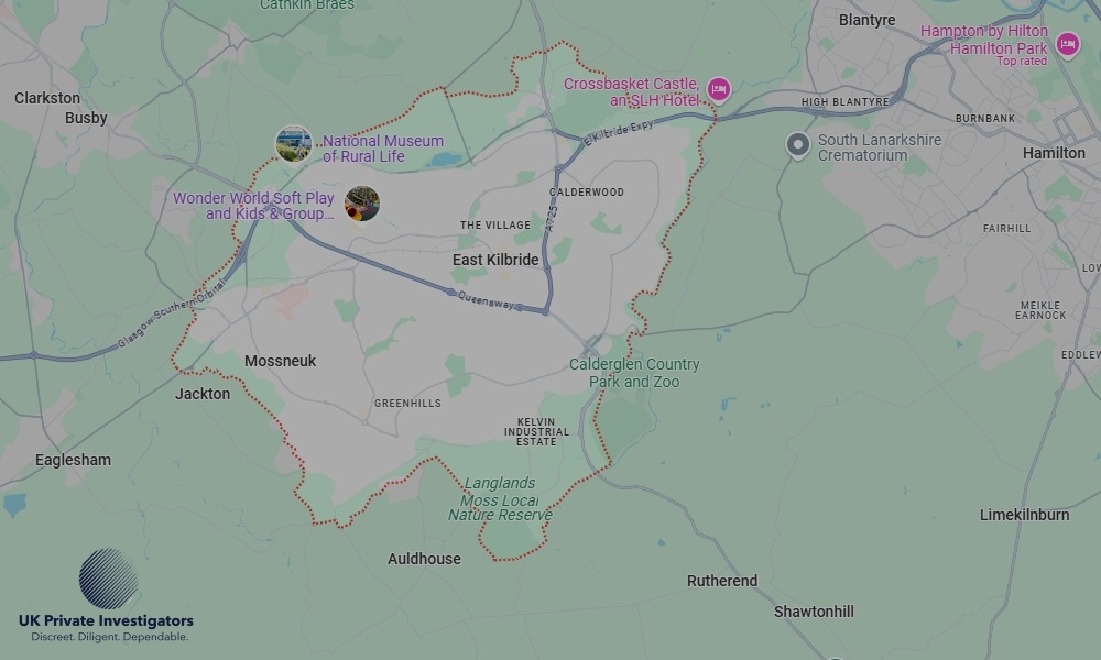 Areas in East Kilbride where we serve legal documents 24/7