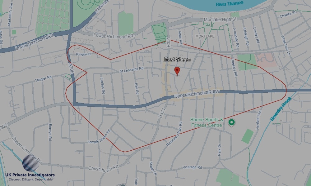 Areas in East Sheen where we serve legal documents 24/7