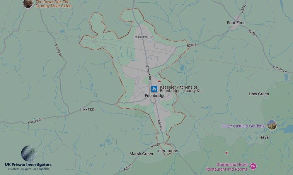 Areas in Edenbridge where we serve legal documents 24/7