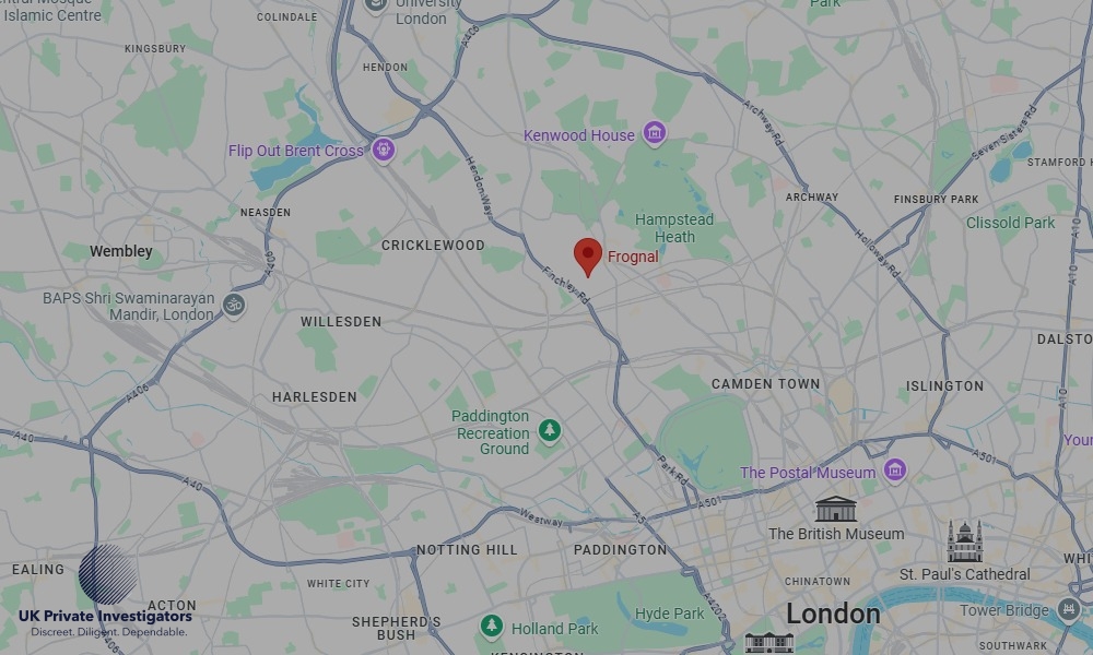 Areas in Frognal where we serve legal documents 24/7