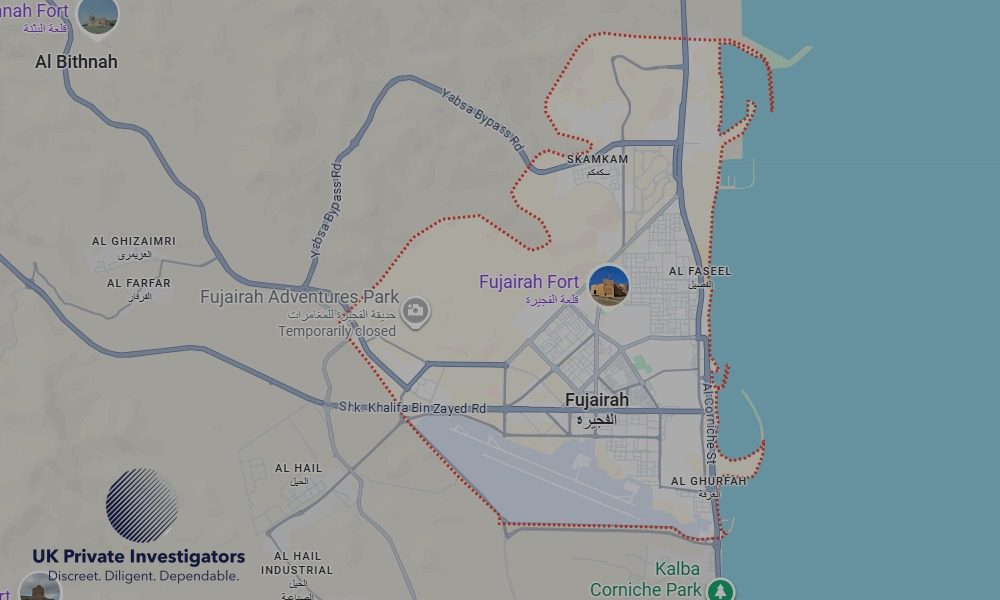 Areas in Fujairah where we serve legal documents 24/7