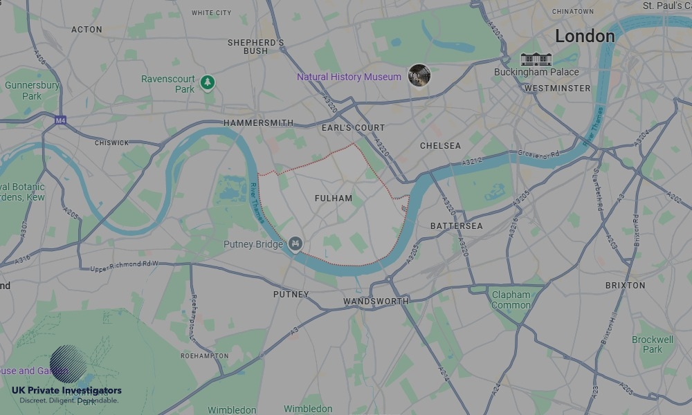 Areas in Fulham where we serve legal documents 24/7