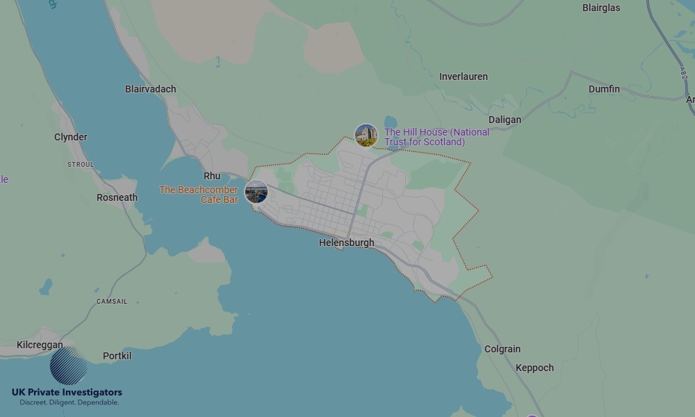 Areas in Helensburgh where we serve legal documents 24/7