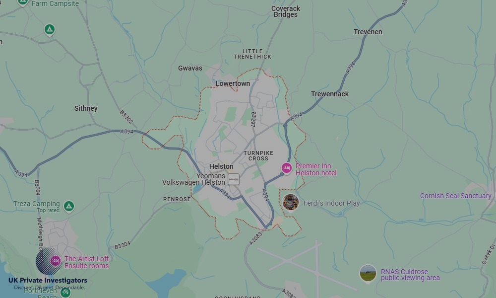 Areas in Helston where we serve legal documents 24/7