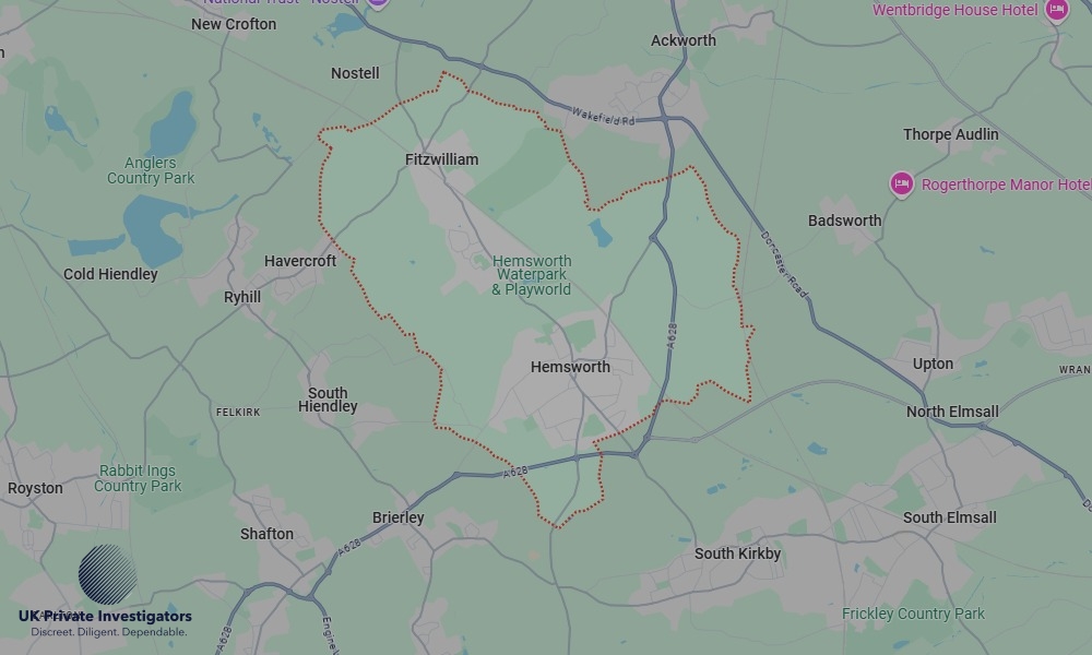 Areas in Hemsworth where we serve legal documents 24/7