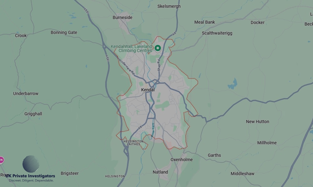 Areas in Kendal where we serve legal documents 24/7