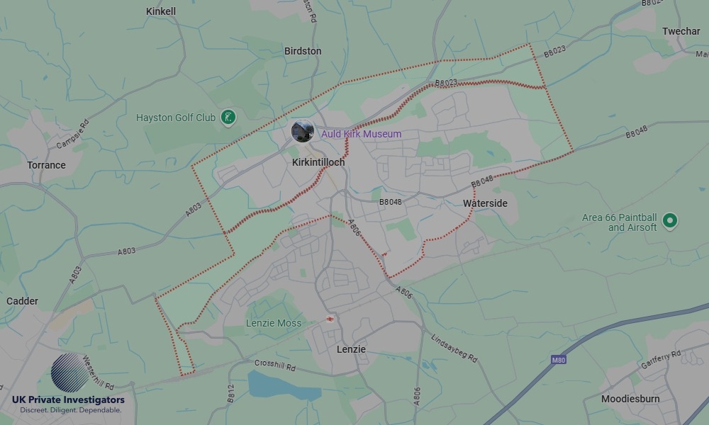 Areas in Kirkintilloch where we serve legal documents 24/7