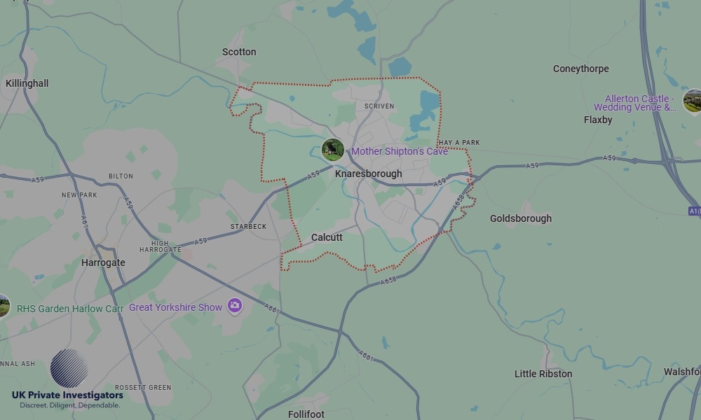 Areas in Knaresborough where we serve legal documents 24/7