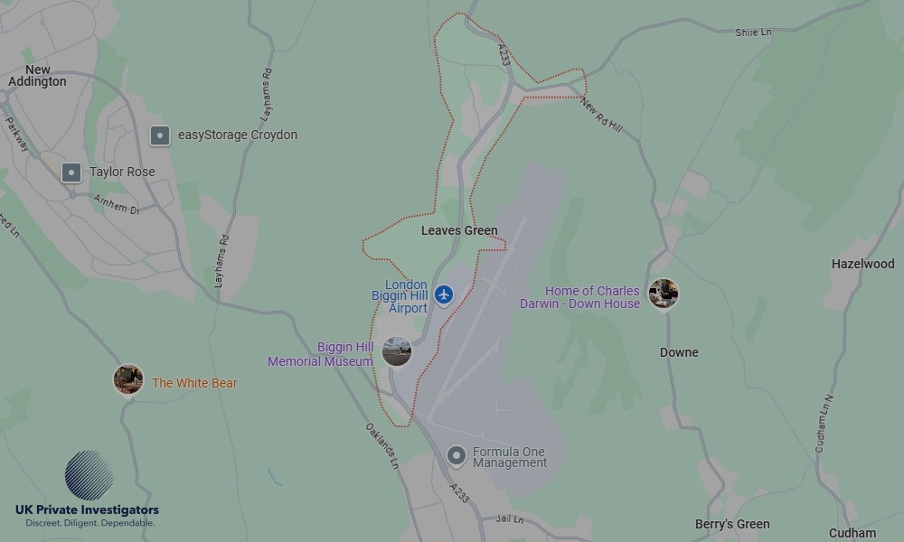 Areas in Leaves Green where we serve legal documents 24/7