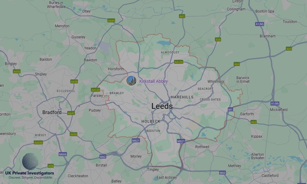 Areas in Leeds where we serve legal documents 24/7