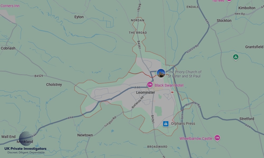 Areas in Leominster where we serve legal documents 24/7