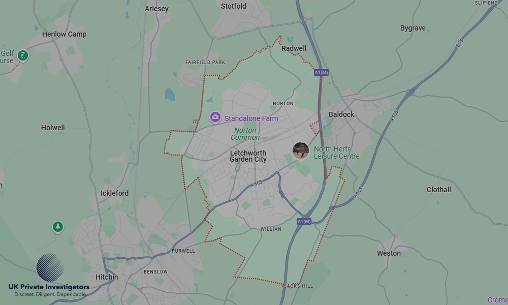 Areas in Letchworth Garden City where we serve legal documents 24/7