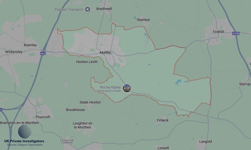 Areas in Maltby where we serve legal documents 24/7