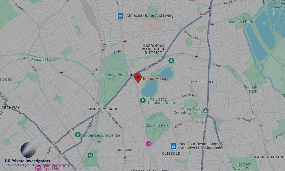 Areas in Manor House where we serve legal documents 24/7