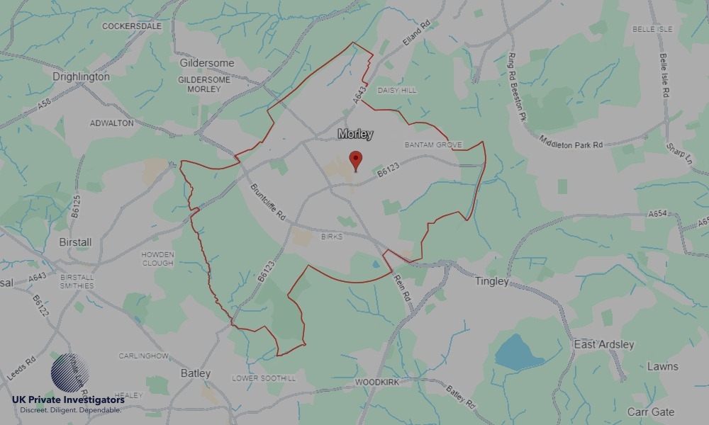 Areas in Morley where we serve legal documents 24/7