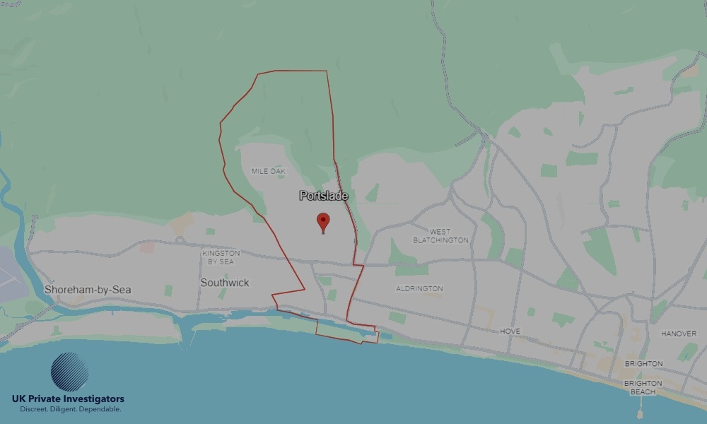 Areas in Portslade-by-Sea where we serve legal documents 24/7