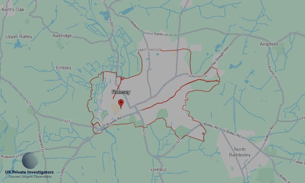 Areas in Romsey where we serve legal documents 24/7